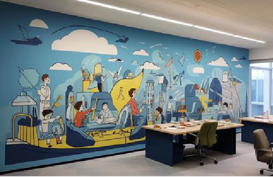 庆元办公室墙绘的特点。