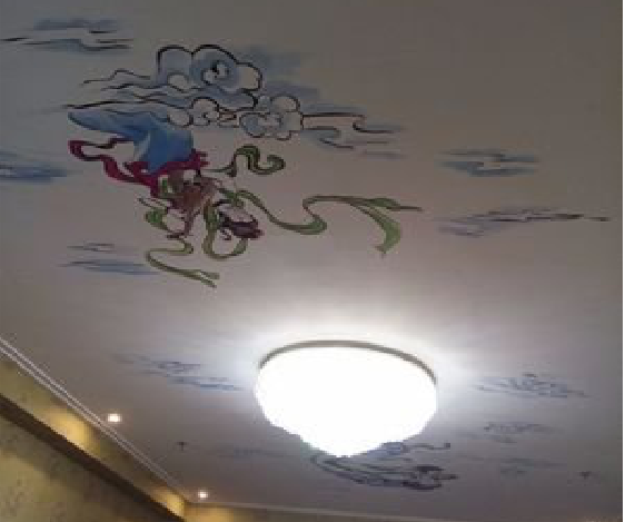 庆元如何快速绘制天花板上的手绘墙？