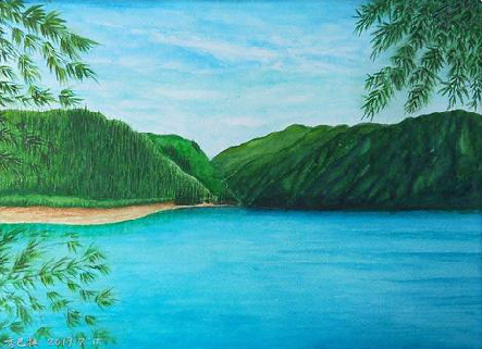 庆元在墙绘中，如何绘画绿水青山？